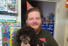 Meet Shop Dog Fozzie Shop dog Fozzie at Greetings Watton