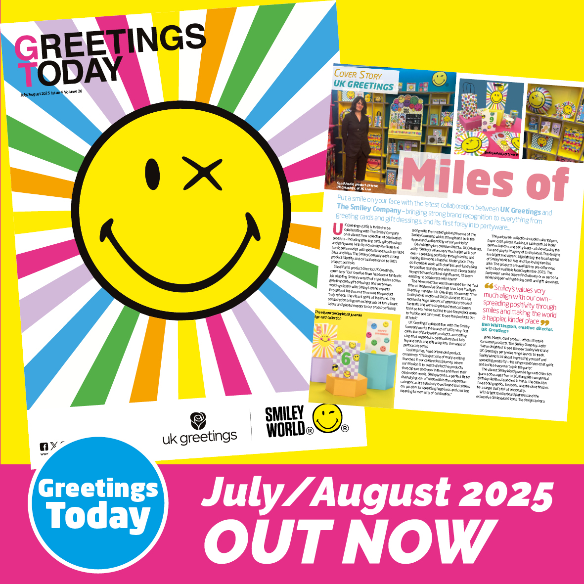 Greetings Today July August 2025 Out Now