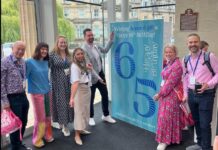 GCA marks Home and Gift 65th anniversary with giant greeting card GCA giant card for 65th Home & Gift