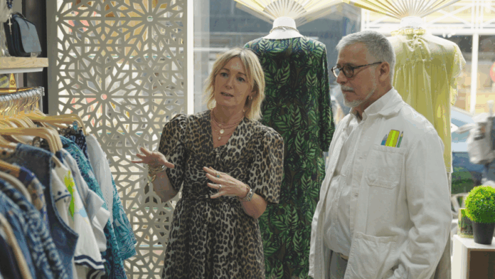 RMM - John & Deryane (1) Deryane Tadd (founder & director, The Dressing Room) and John Abbate (retail design & visual merchandising expert)