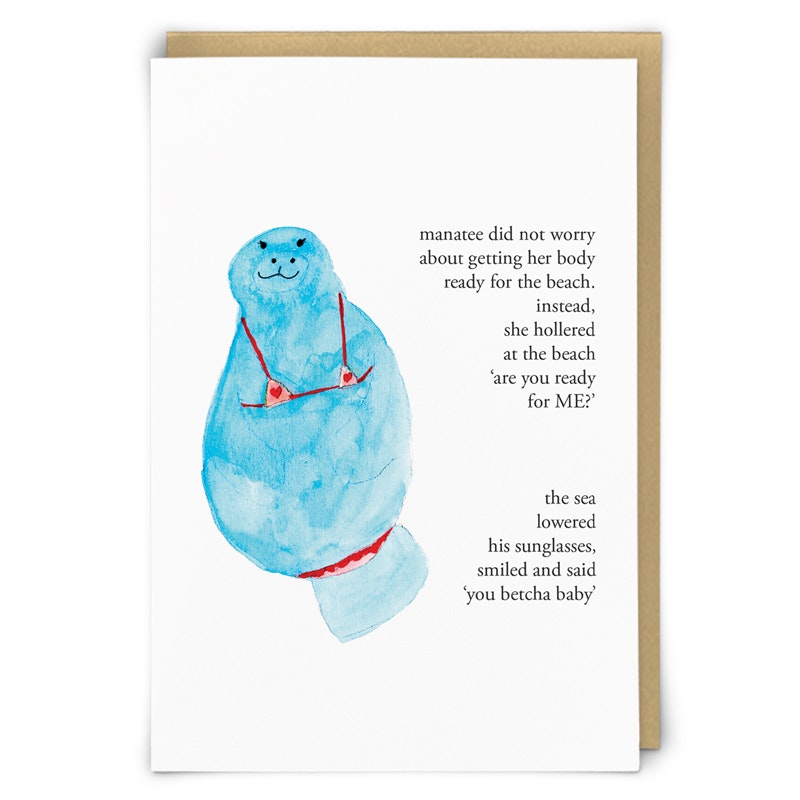 Redback Cards Zeppelinmoon Manatee