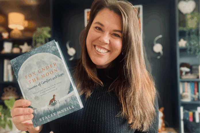 Stacey McNeill and her upcoming book Fox Under The Moon - Seasons of Comfort and Hope