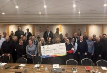 British Garden Centres raises £52,000 for charity BGC cheque presentation to Greenfingers charity