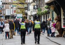 Bira welcomes Winter of Action Police on high street
