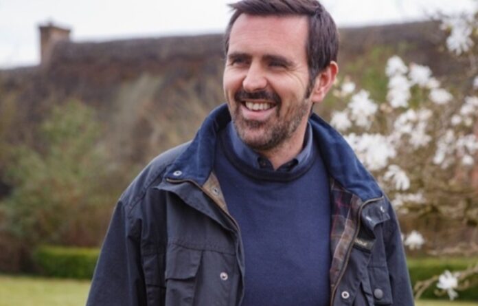 Celebrity gardener Adam Frost