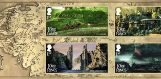 Royal Mail marks 25th anniversary of The Lord Of The Rings: The Fellowship Of The Ring LOTR stamps