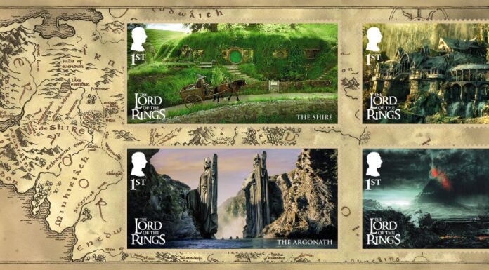 Royal Mail marks 25th anniversary of The Lord Of The Rings: The Fellowship Of The Ring LOTR stamps