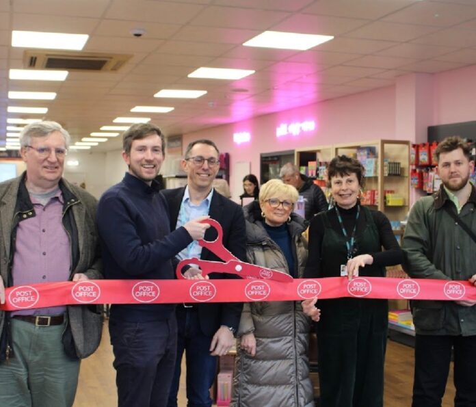 The official opening of Barnet Post Office and Stamp’s first store