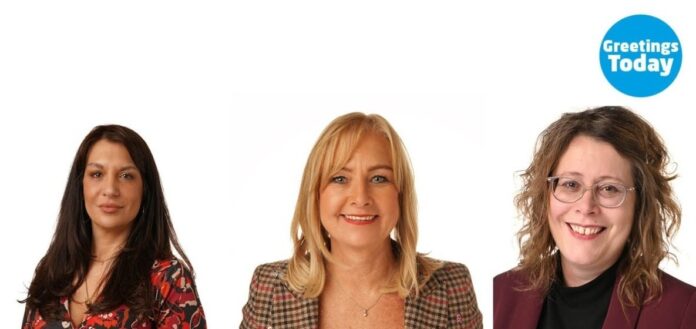 L-R: Andray Prior, Carolyn Corish and Sharon Davinson