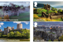 UK castles celebrated by Royal Mail Castle stamps 2026