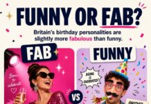 Brits rock main character energy on birthdays Lookalikey data on birthdays
