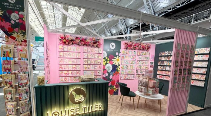 Louise Tiler returns to Harrogate Louise Tiler Designs show stand