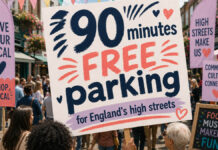 90 minutes’ free parking campaign aims to bring shoppers back to the high street Free parking