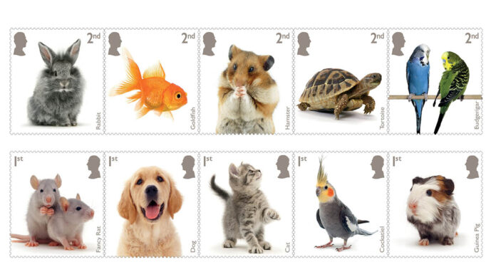 Royal Mail pets stamps for website Royal Mail pets stamps